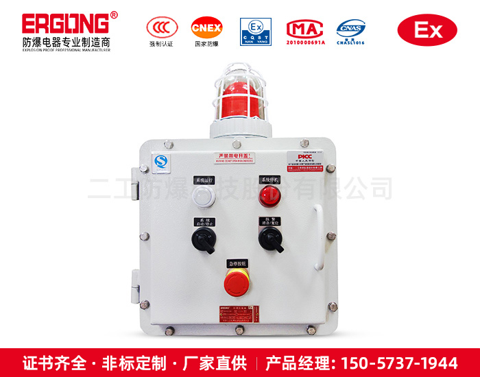 隔爆控制箱帶聲光報警器